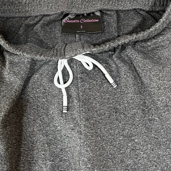Suzette Collection Women's Soft Gray Sweatpants Size Small - Picture 4 of 7